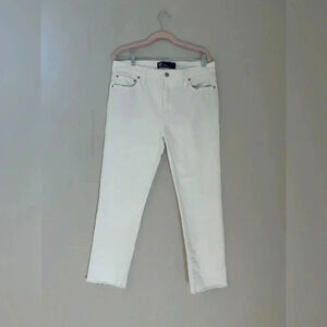 GAP Women’s White Denim Universal Slim Boyfriend Jeans Size 10/30